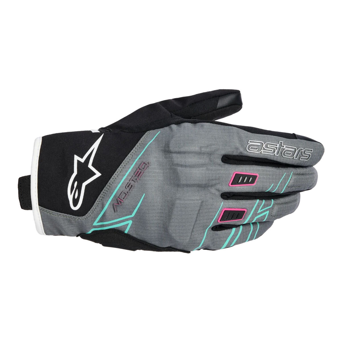 دستکش موتورسیکلت Alpinestars Stella Moblast WP محافظ‌دار زنانه خاکستری / مشکی