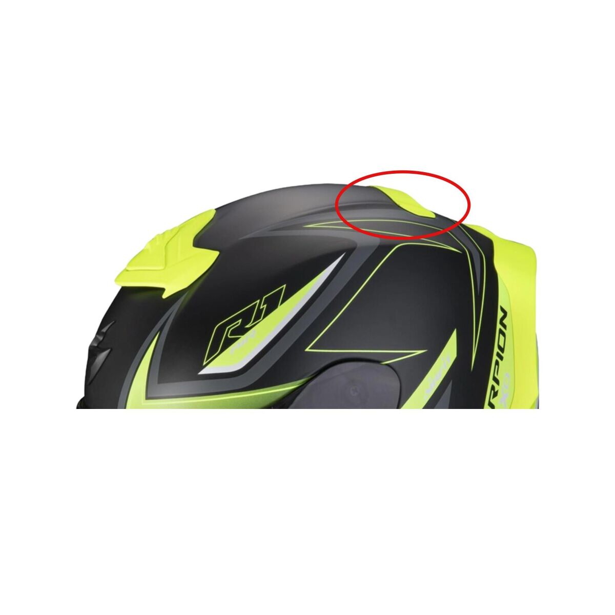 Scorpion EXO R1 Air Arka HavalandıRma Light Neon Yellow