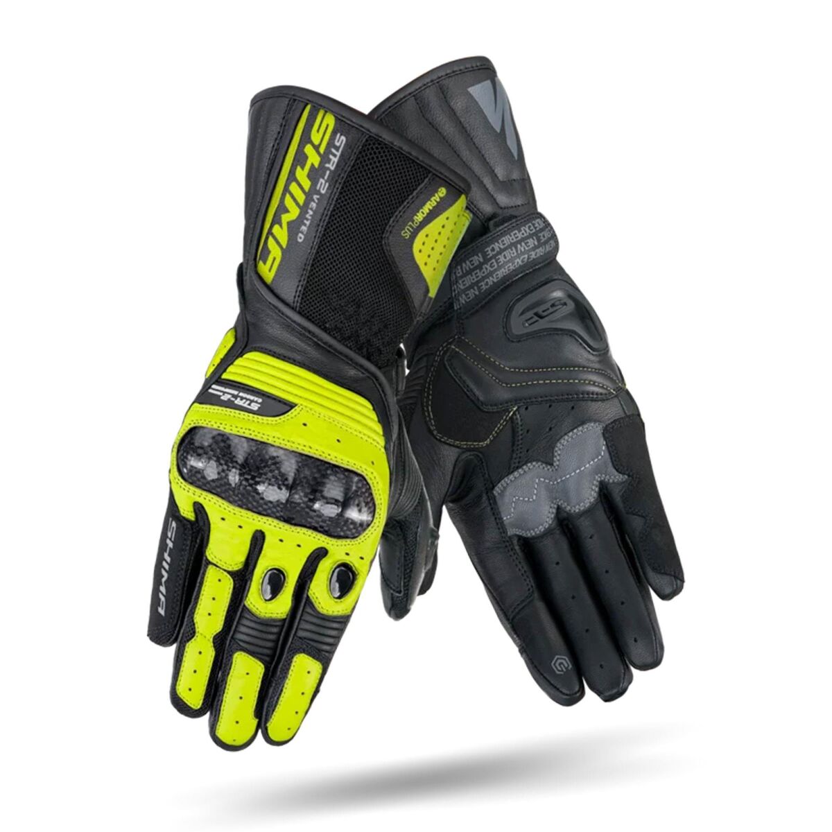 Shima STR-2 Vent Protective Motorcycle Glove Yellow