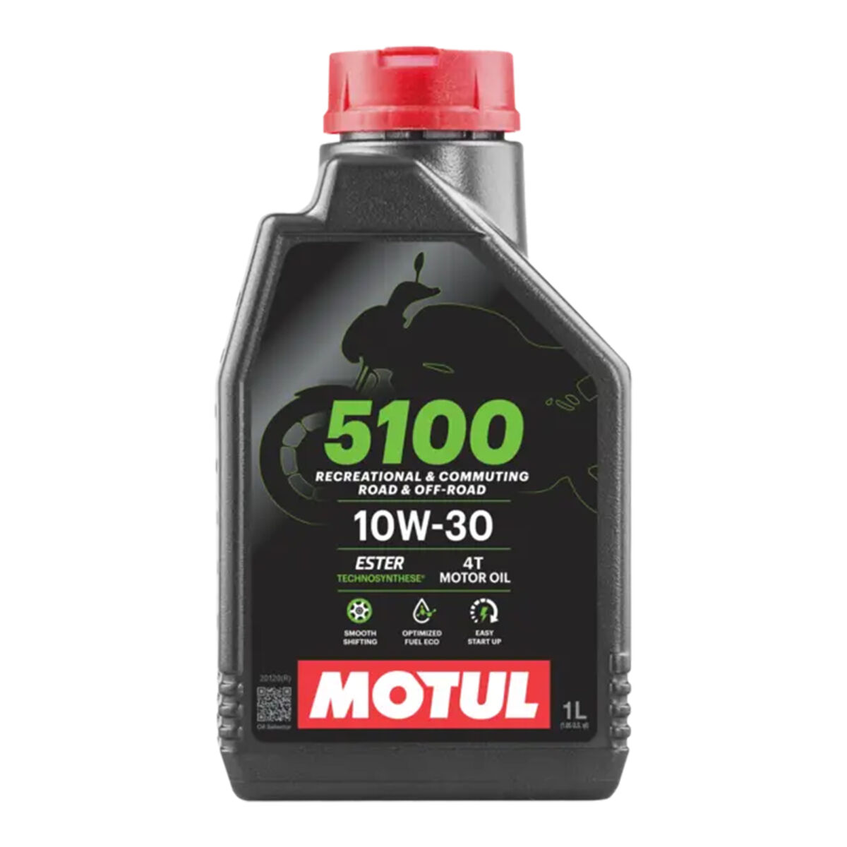 قطعات موتورسیکلت Motul 5100 10W-30 4T Motor روغن 1LT