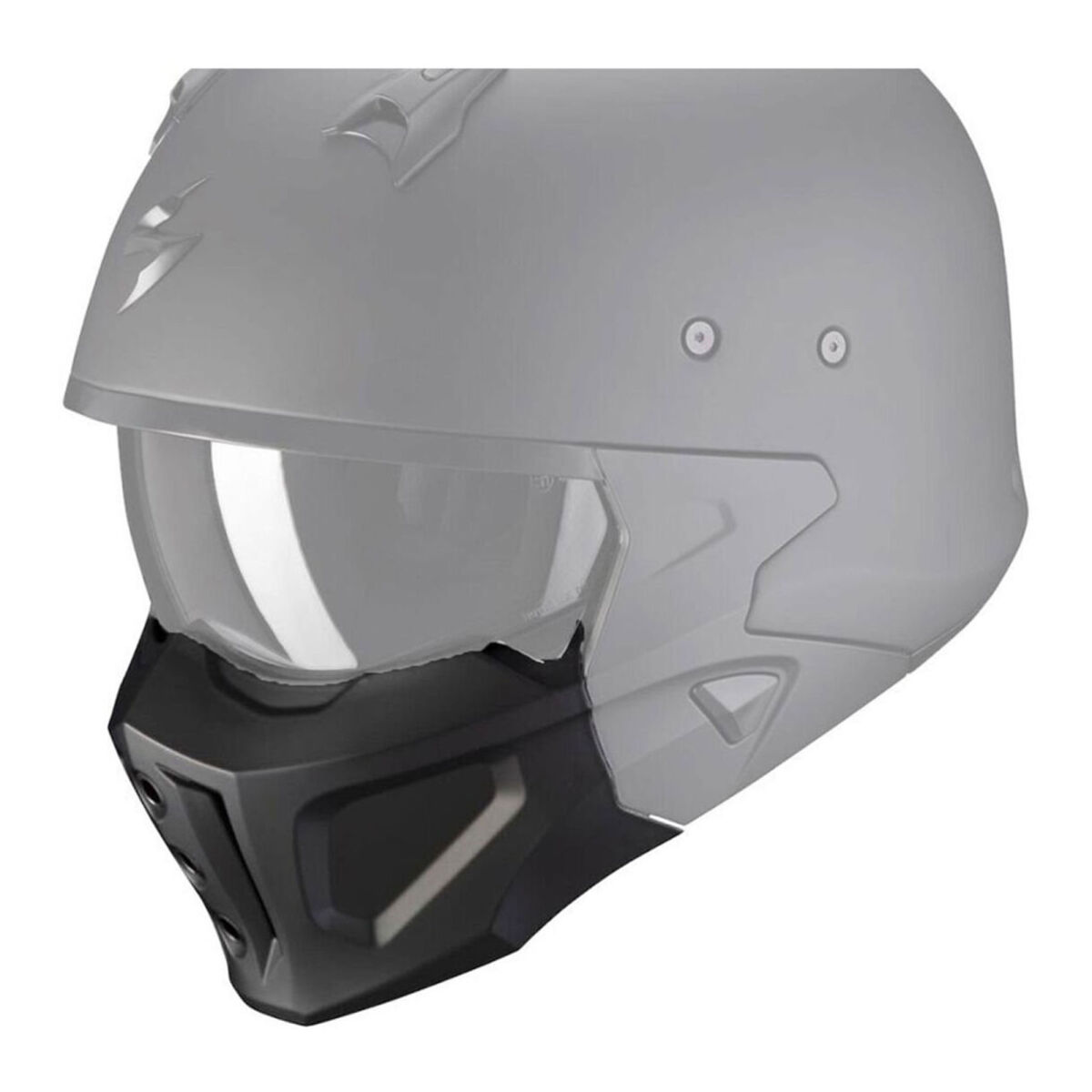 لوازم کلاه مشکی مات Scorpion Covert X ماسک