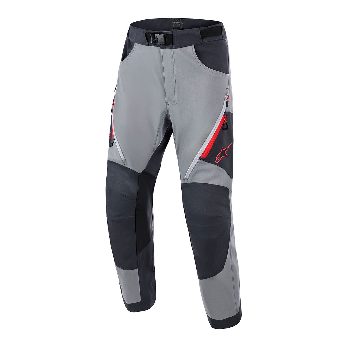 Alpinestars Maxdura Dual Off-Road Motorcycle Pants (KıSa Bacak) Grey / Red