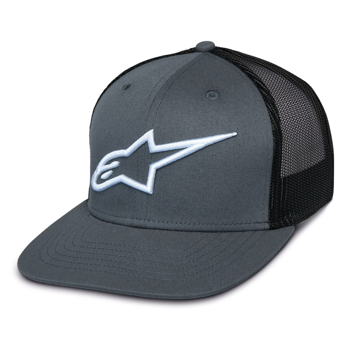 پوشاک روزمره موتور Alpinestars Corp Trucker کلاه کپ خاکستری / مشکی