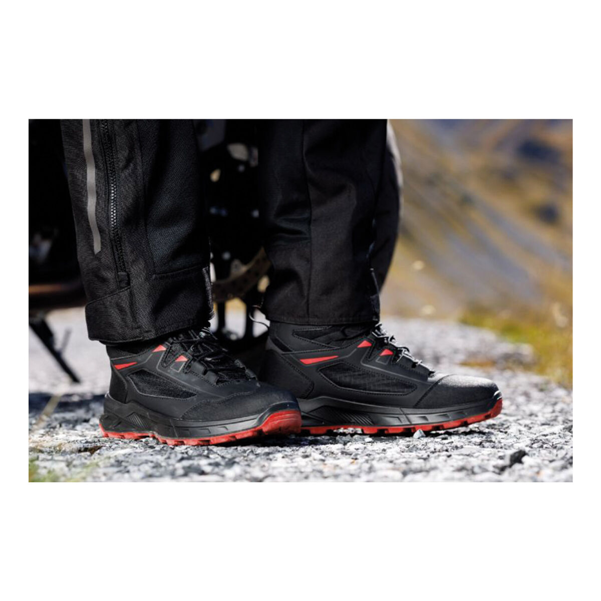 Held Montaro WP Protective Motorcycle Boot Black / Red