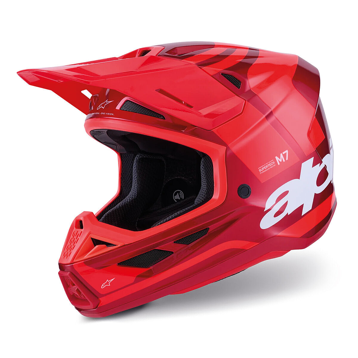 کلاه ایمنی موتورسیکلت Alpinestars S-M7 Core آفرود کلاه ایمنی قرمز