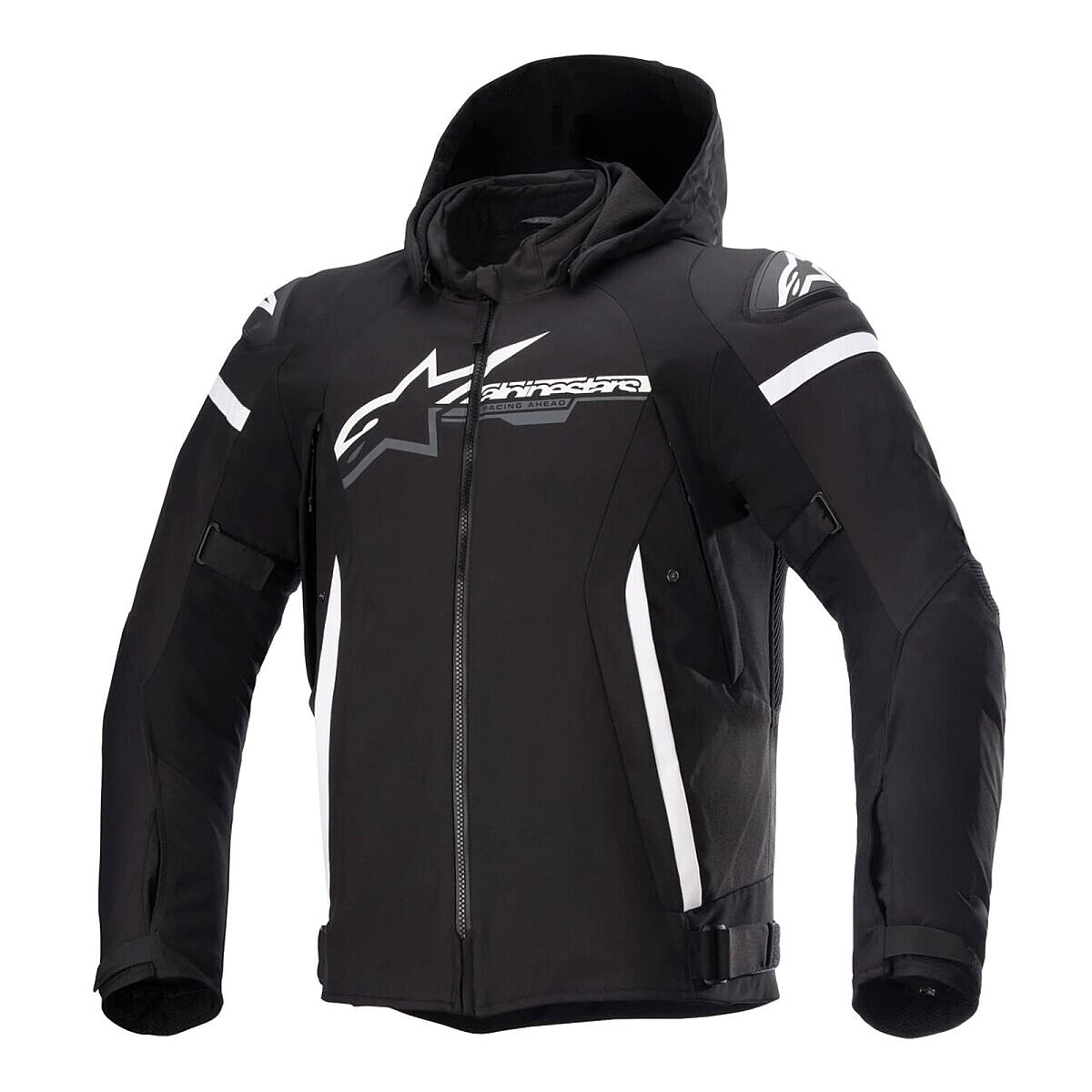 Alpinestars Zaca WP Korumalı Motosiklet Montu Siyah / Beyaz