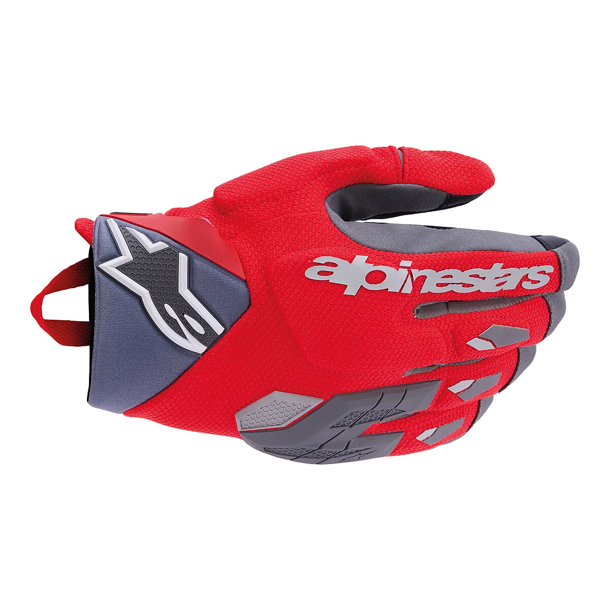 Alpinestars Durack Korumalı Motosiklet Eldiveni Kırmızı / Gri