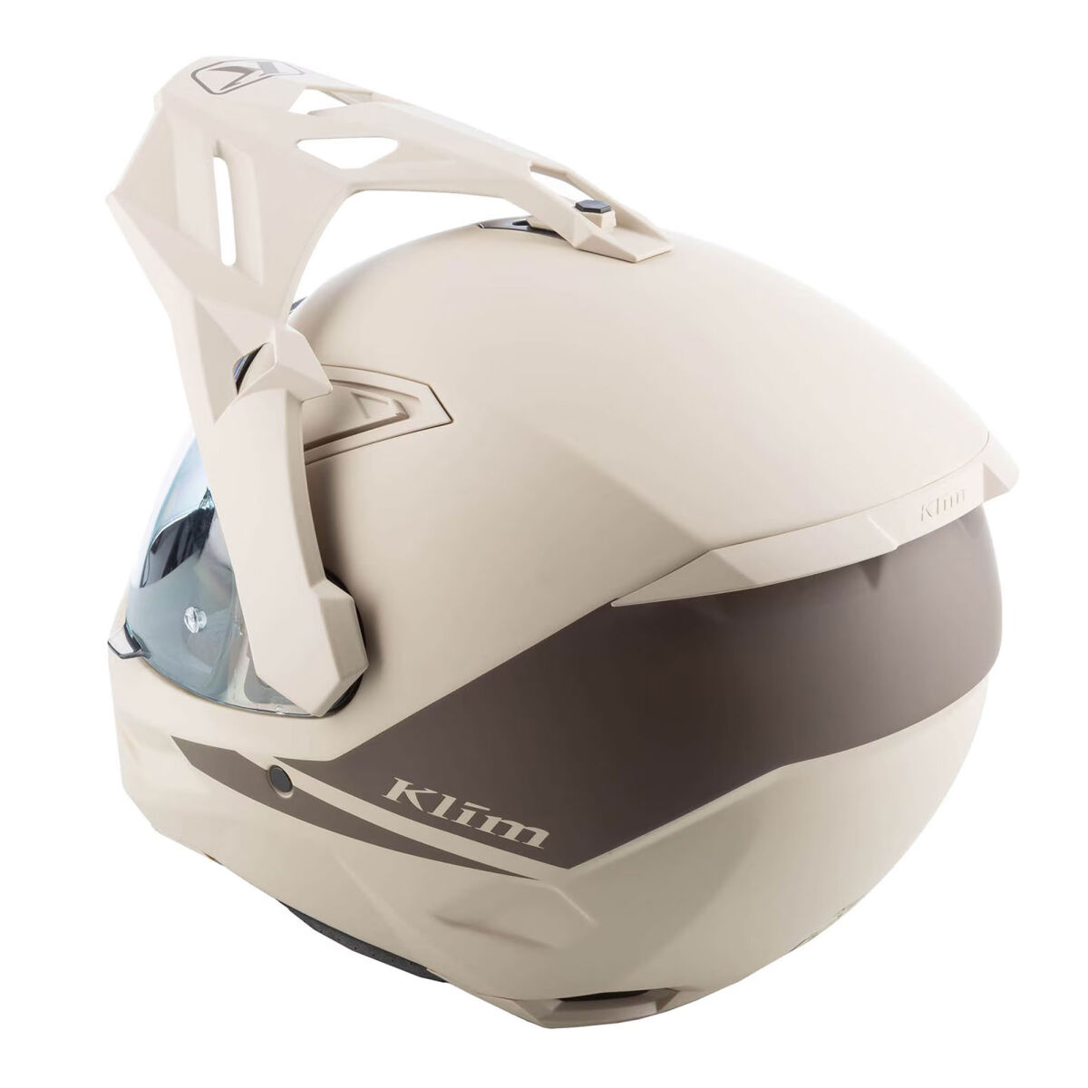Klim X1 Alpha Carbon Protective ADV Motorcycle Helmet Krem / Brown
