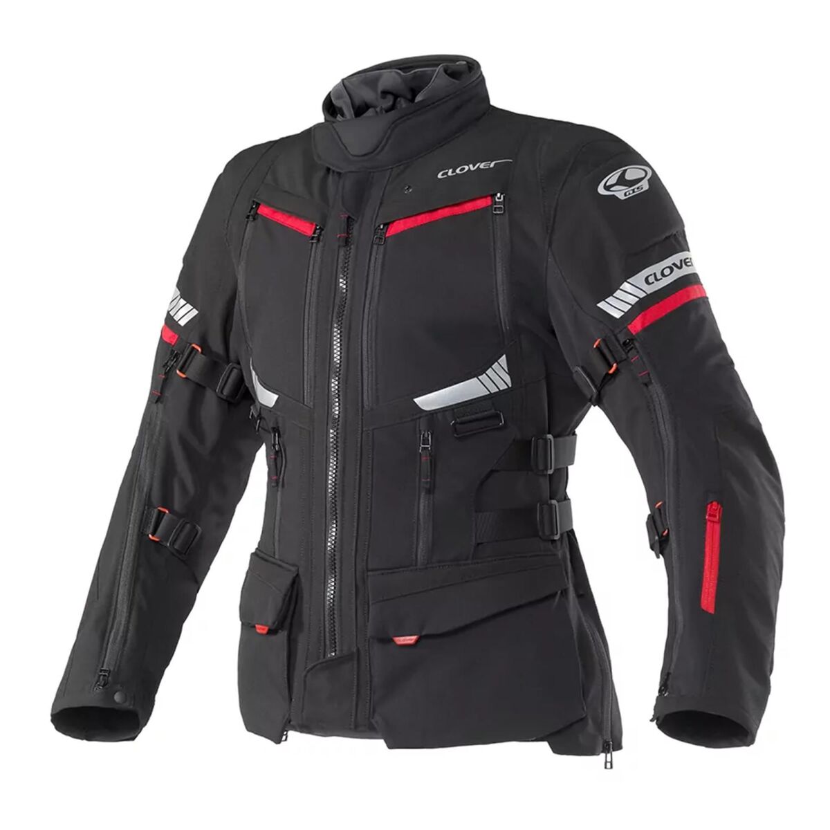 Clover GTS-5 Protective Motorcycle Jacket Black