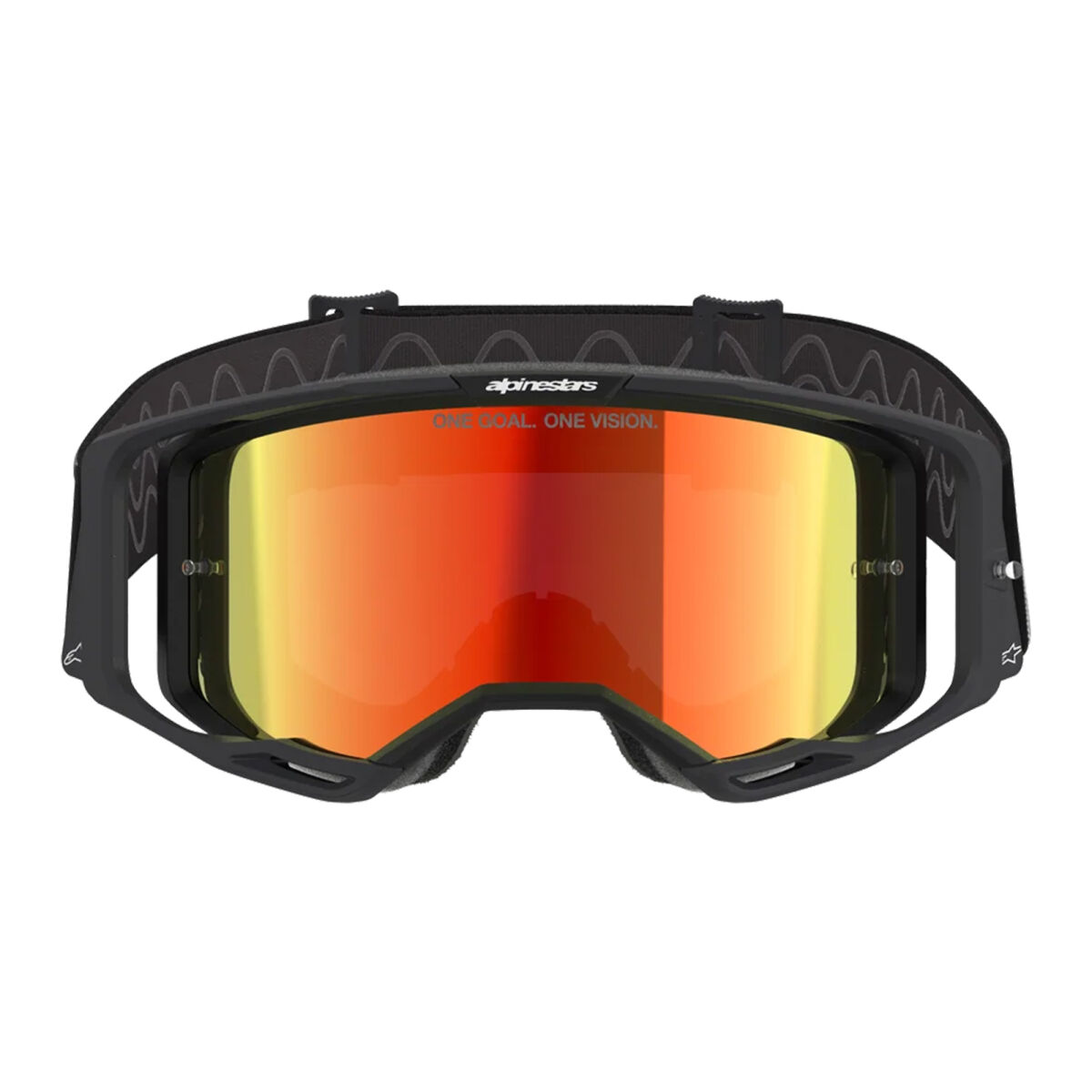 تجهیزات آفرود Alpinestars Vision 8 Corp عینک کراس عینک مشکی / قرمز