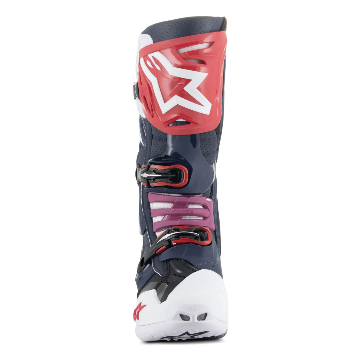 Alpinestars TECH 10 Supervented Kros Motorcycle Boot White / Blue / Red