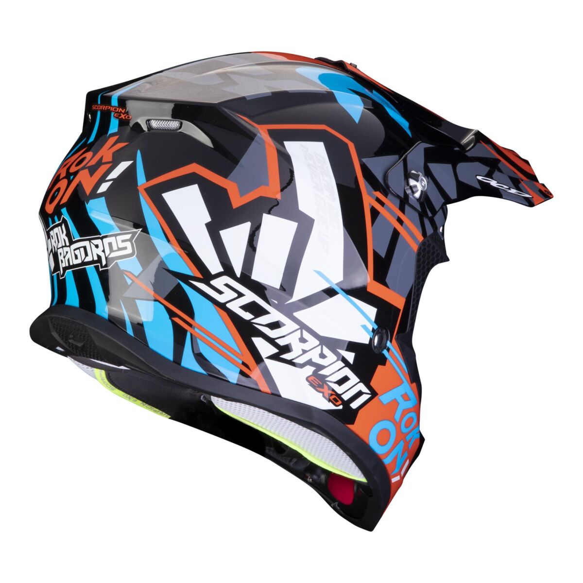 Scorpion VX-16 Evo Air Rok Off-Road Helmet Black / Orange