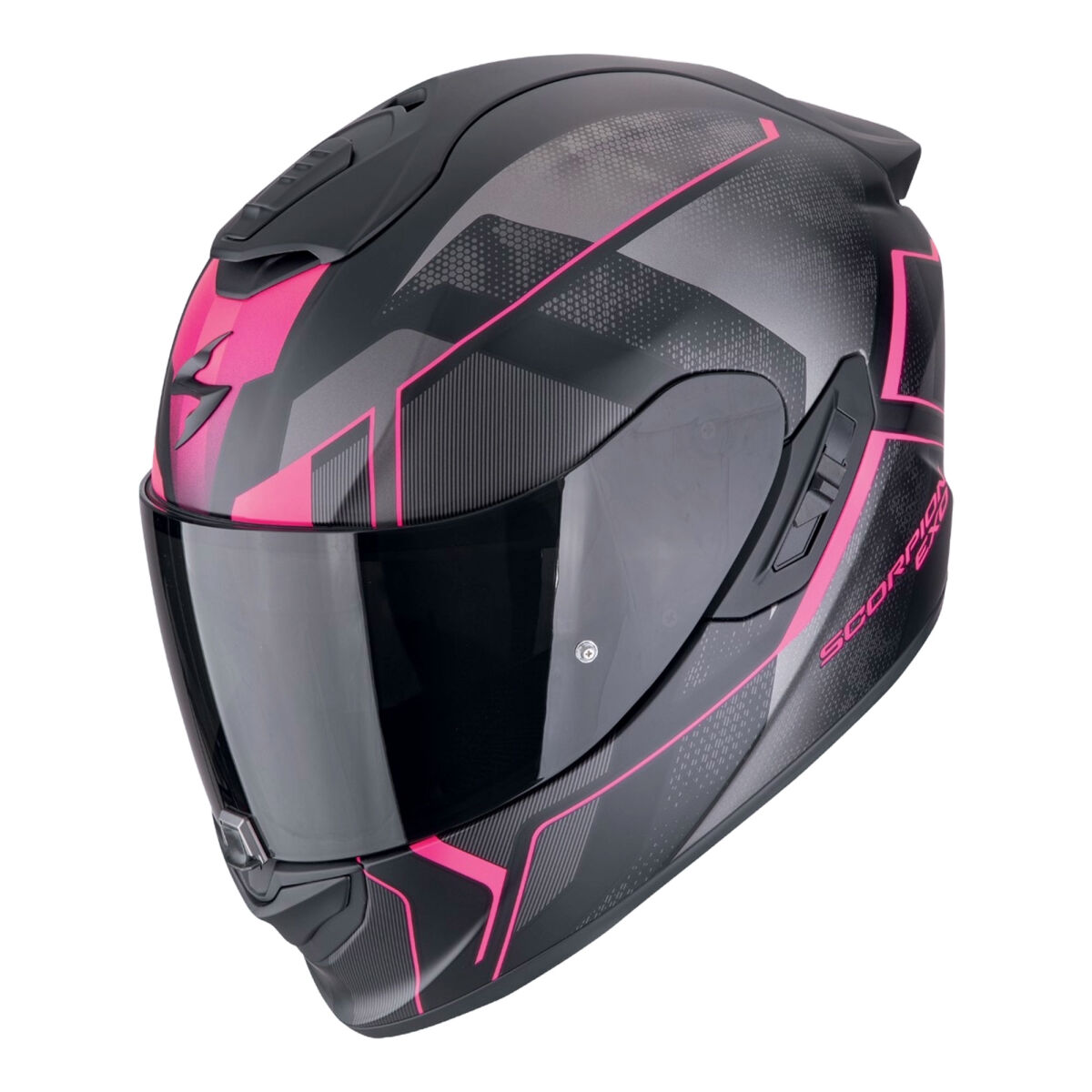 Scorpion EXO 1400 Evo II Air Linart Kapalı Motorcycle Helmet Grey / White