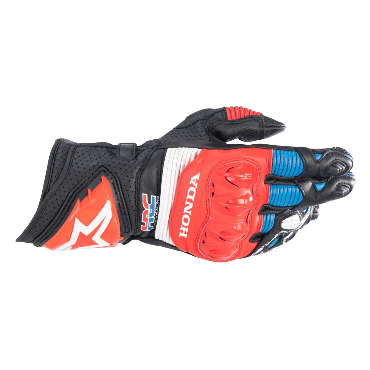Alpinestars Honda GP Pro R3 Protective Motorcycle Glove Black / Red / White / Blue