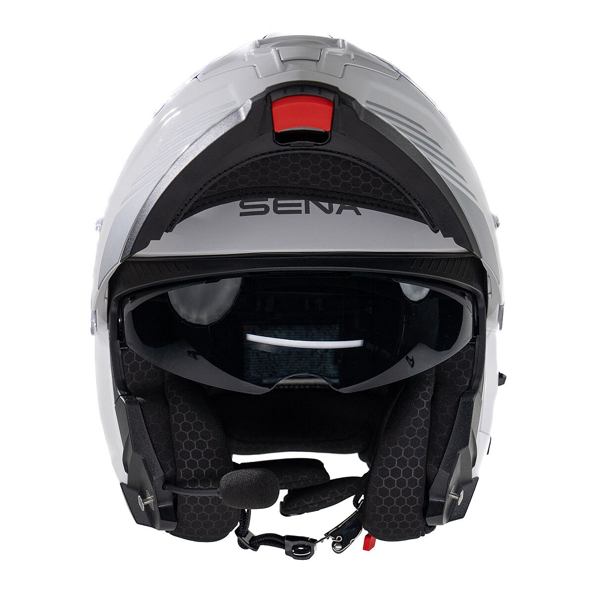 Sena Specter Smart Intercomlu ÇEne AçıLabilir Motorcycle Helmet White