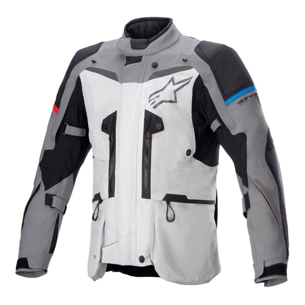 کاپشن موتورسیکلت Alpinestars Boulder گورتکس محافظ‌دار خاکستری