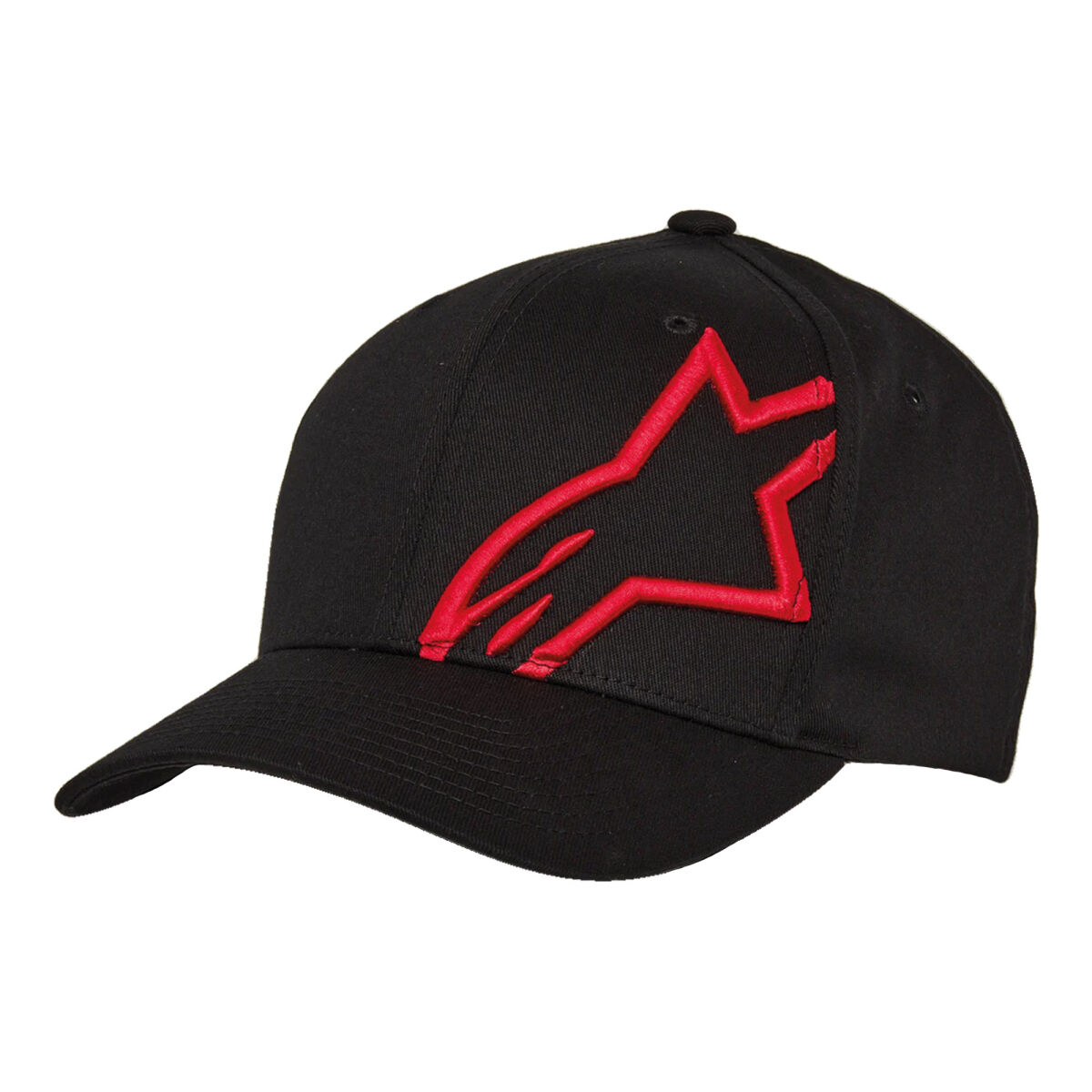 Alpinestars Corp Shift 2 Curved Brim Şapka Siyah / Kırmızı