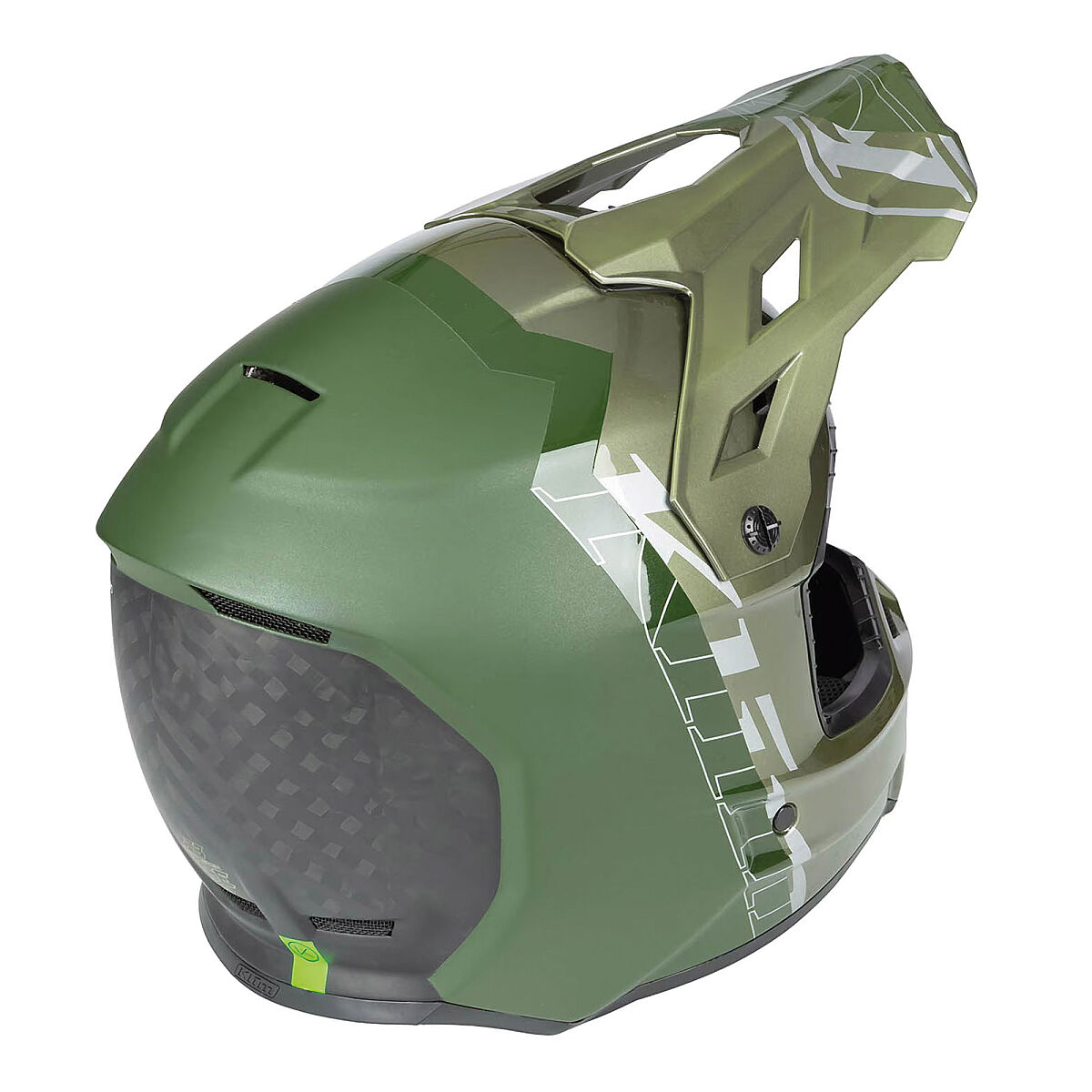 Klim F3 Tilt Carbon Pro Cross Motorcycle Helmet YeşIl