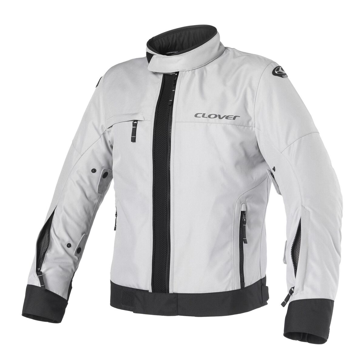 Clover Looping Protective Motorcycle Jacket Grey