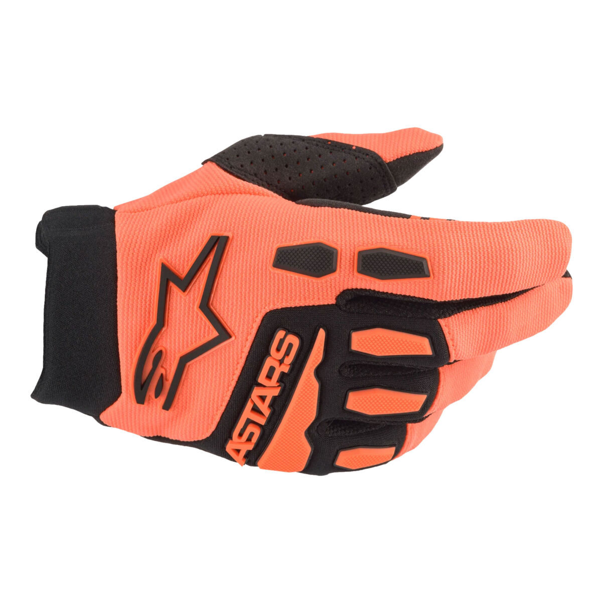 Alpinestars Full Bore Protective Kids-Youth Motorcycle Glove Orange / Black