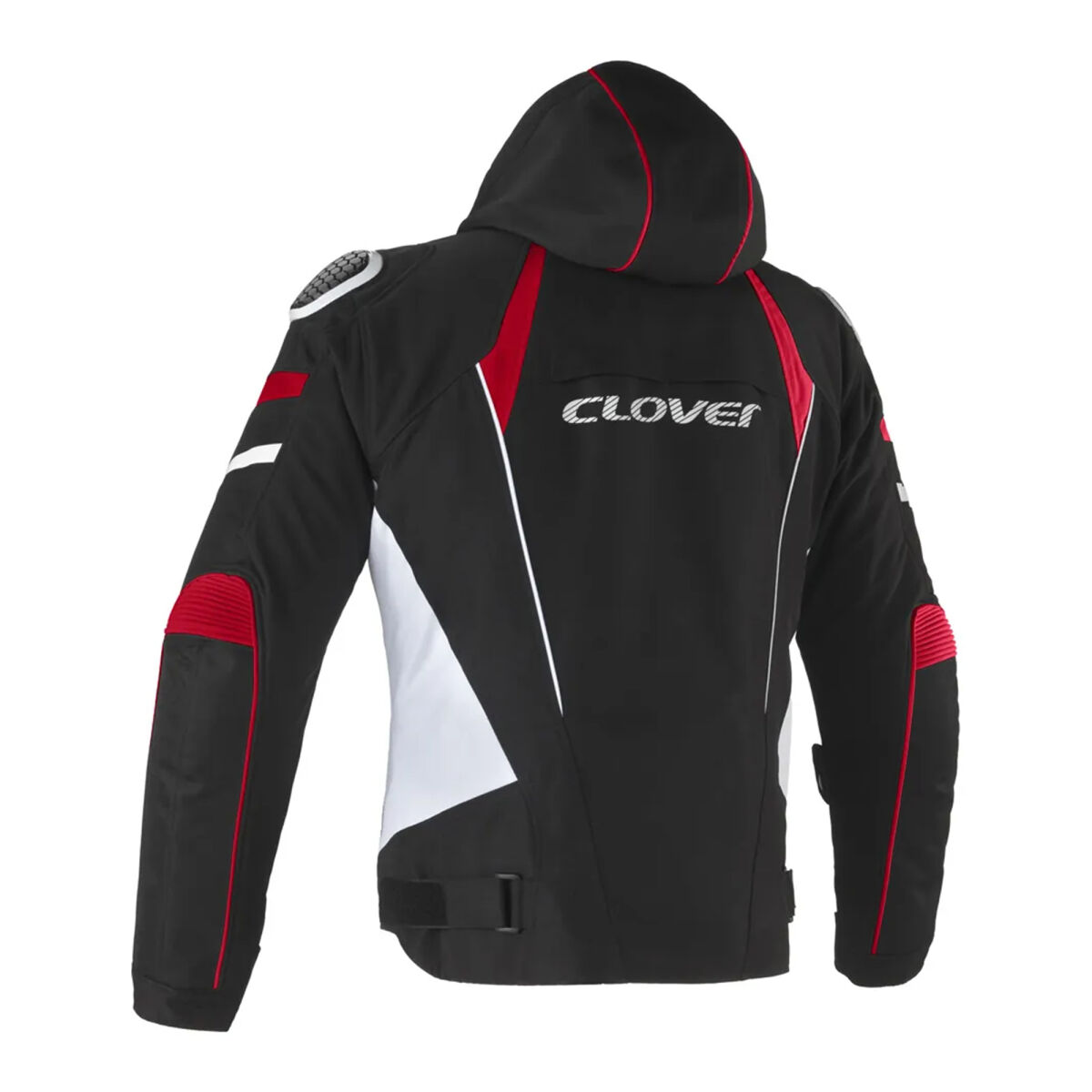 Clover Rainblade-3 WP Protective Motorcycle Jacket Black / Red