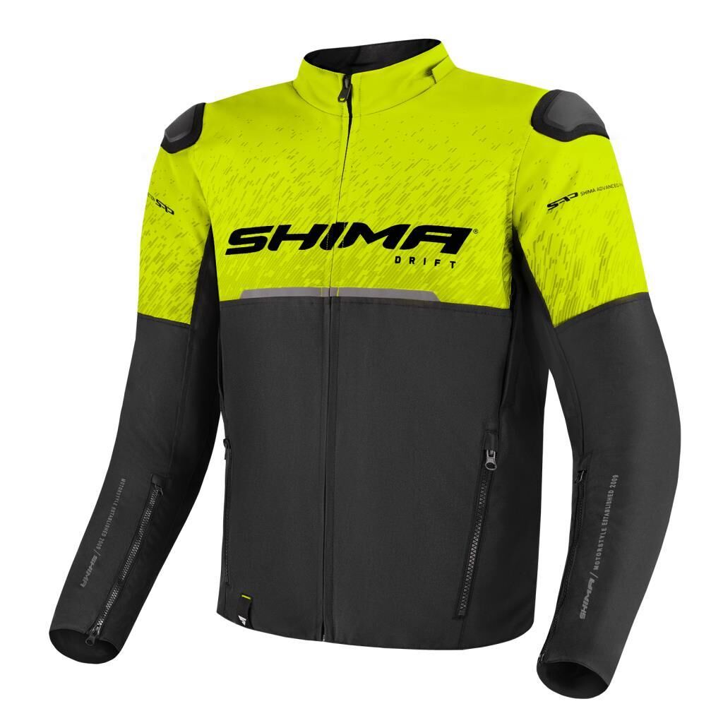 Shima Drift Korumalı Motosiklet Montu Sarı