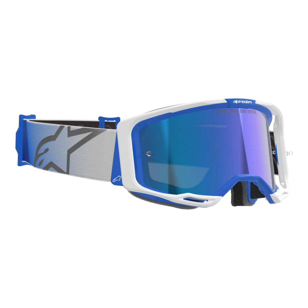 Alpinestars Vision 8 Corp Goggle Motocross Goggles Blue / White
