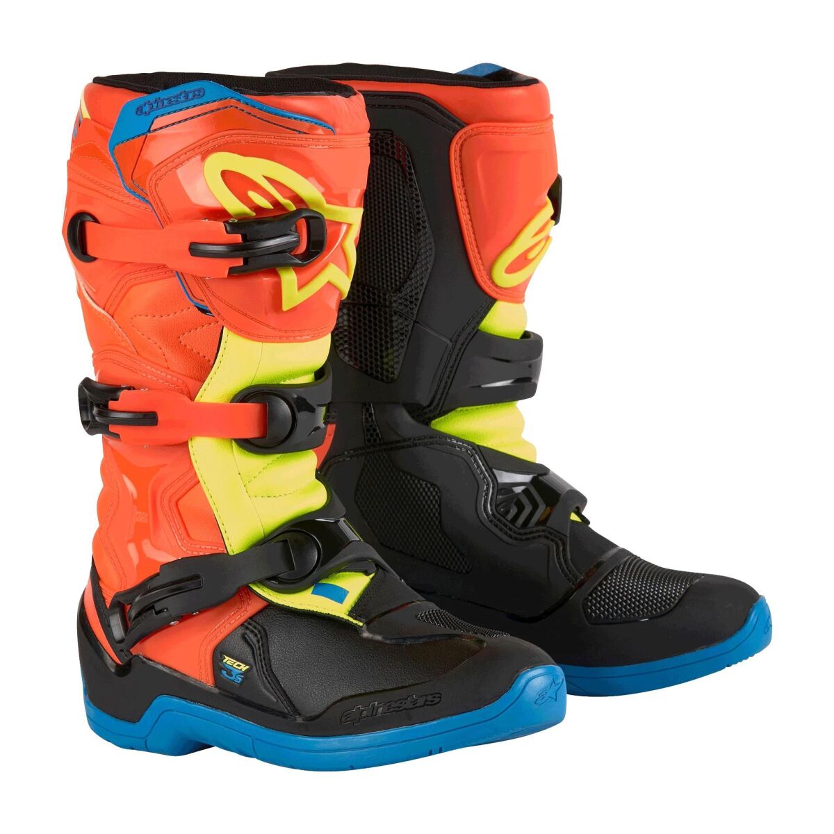 Alpinestars TECH 3S Kros Kids Motorcycle Boot White / Black / Blue