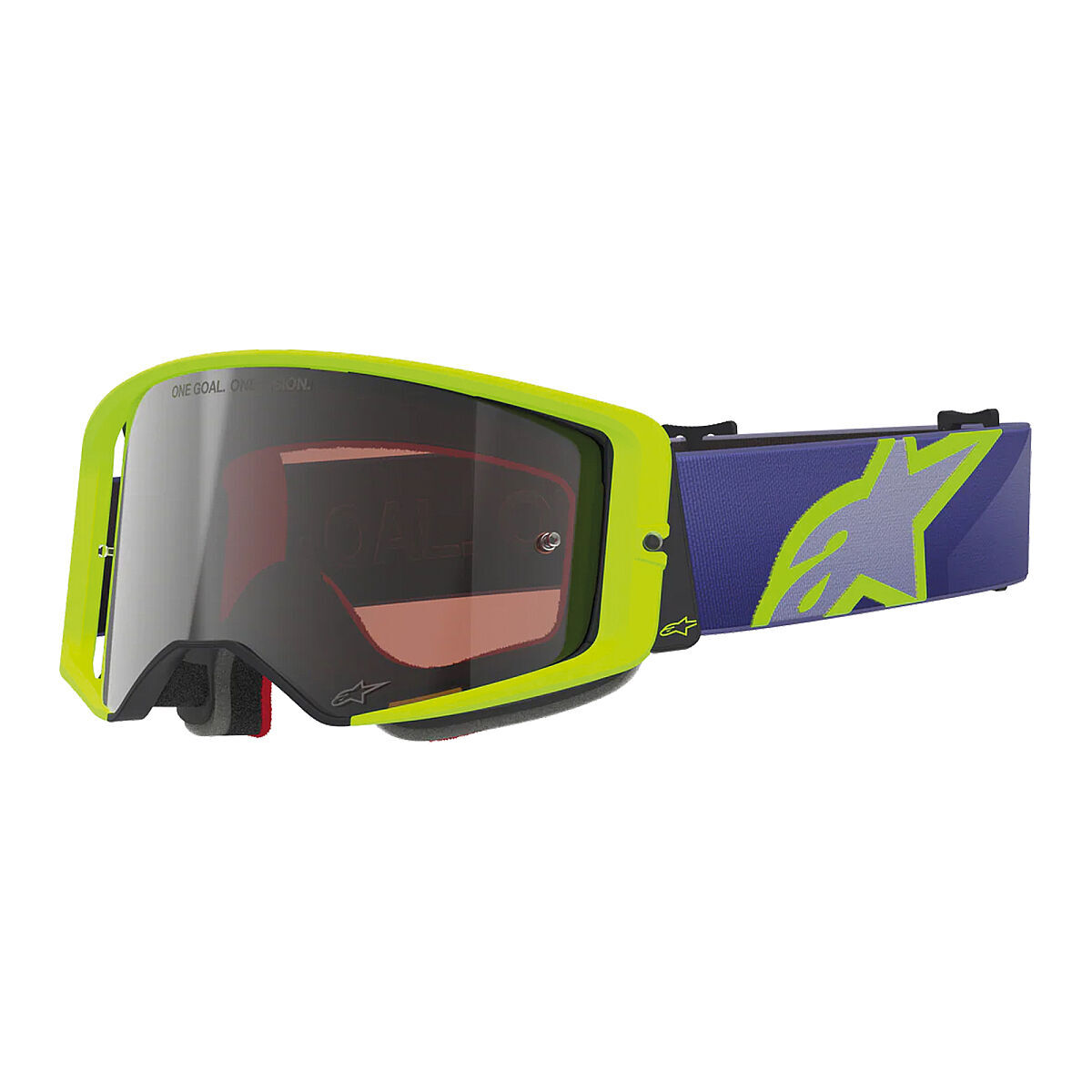 Alpinestars Supertech Corp Goggle Kross Gözlüğü Sarı / Fuşya