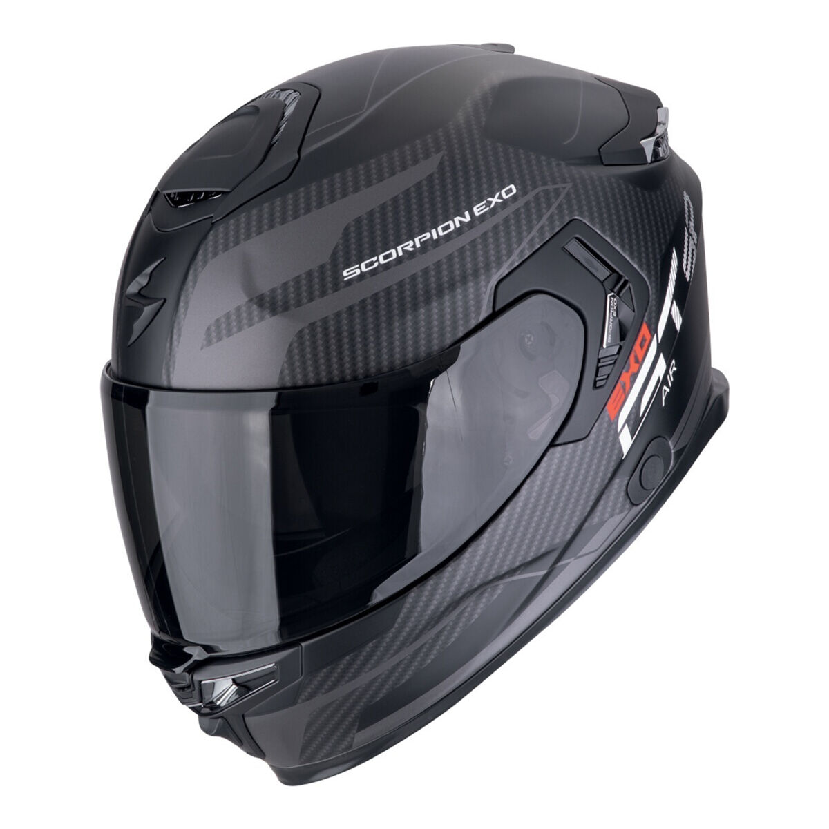 Scorpion Apex GT-SP Air Carbon Asphalt Kapalı Motosiklet Kaskı Siyah / Mavi