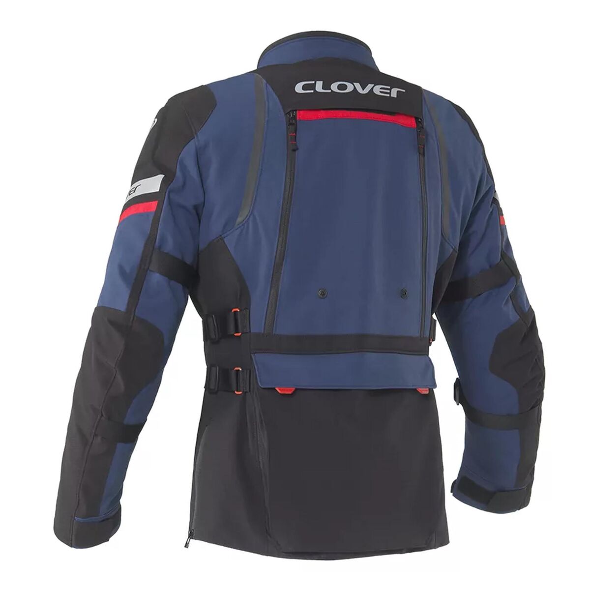 Clover GTS-5 Korumalı Motosiklet Montu Mavi / Siyah