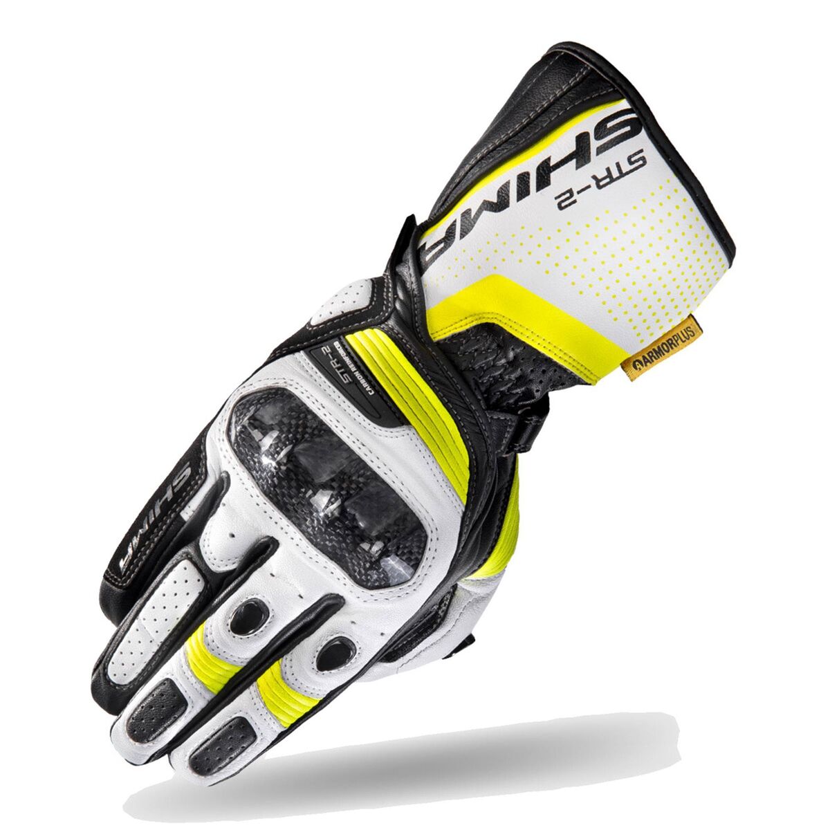 Shima STR-2 Protective Motorcycle Glove Yellow