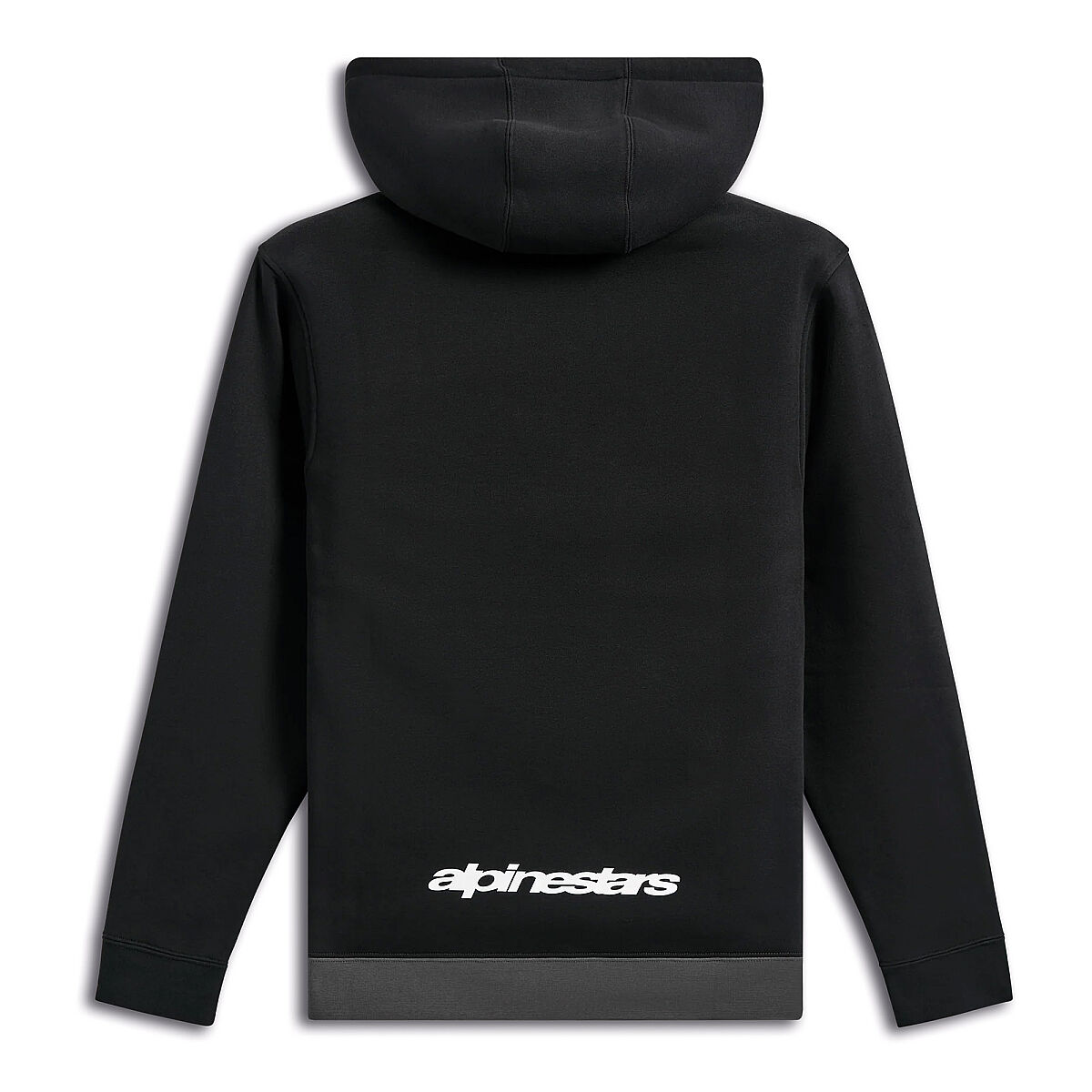 پوشاک روزمره موتور Alpinestars Parallel هودی کلاه‌دار سویشرت مشکی / خاکستری