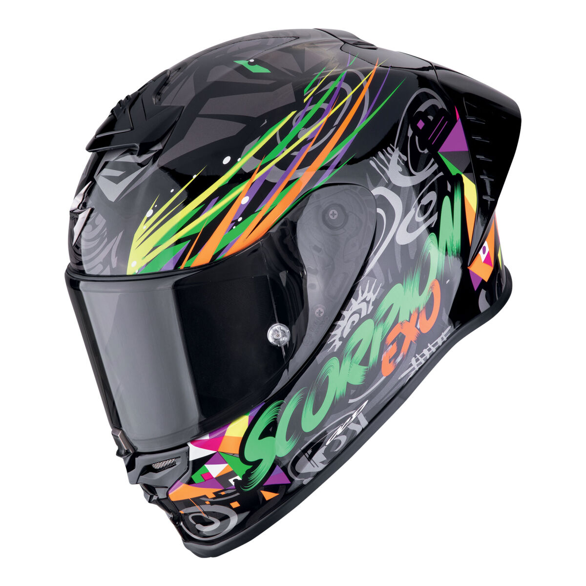 Scorpion EXO R1 Evo II Carbon Air Spor Motorcycle Helmet Black