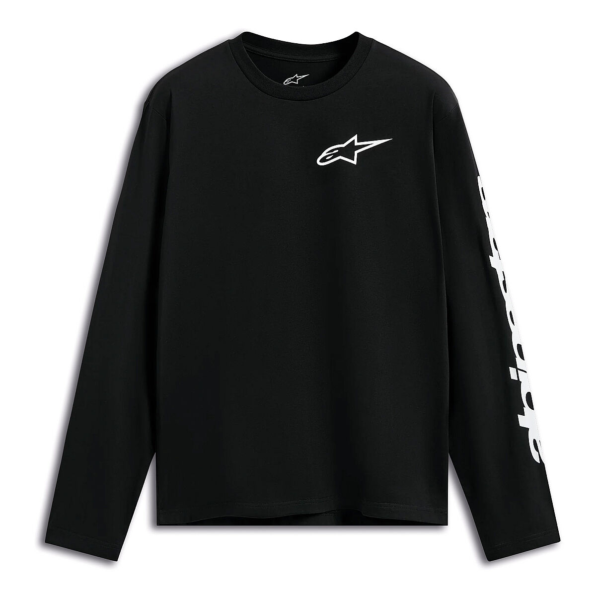 Alpinestars Trackside CSF Uzun Kollu Tişört Siyah / Beyaz