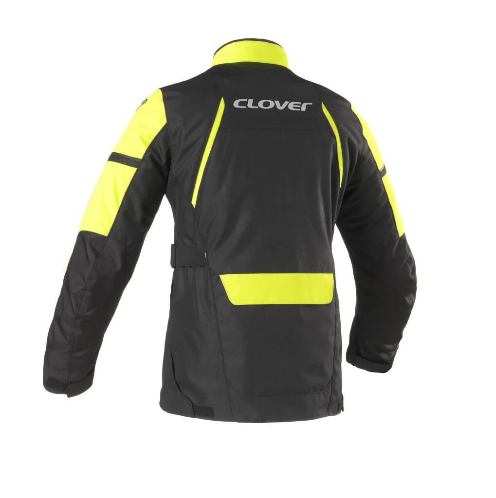 Clover Storm-3 WP Protective Motorcycle Jacket Yellow