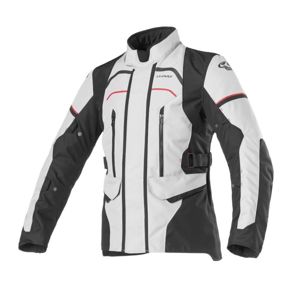 Clover Storm-3 WP Protective Motorcycle Jacket Grey