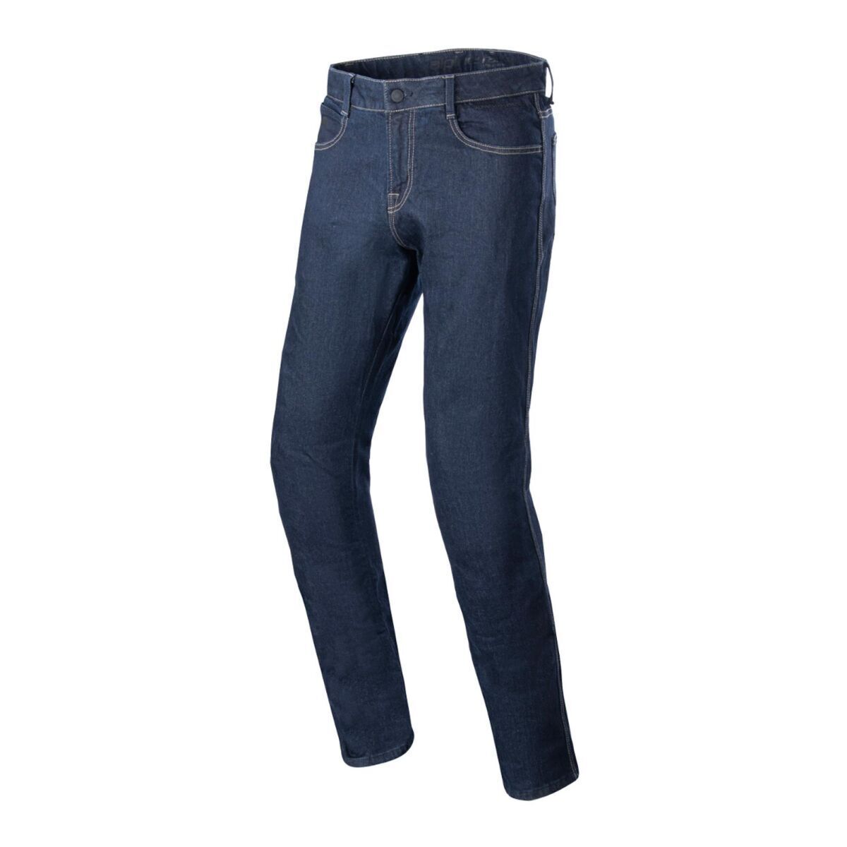 GARAJJ Alpinestars Sektor Regular Fit Denim Korumalı Motosiklet Pantolonu Açık Mavi