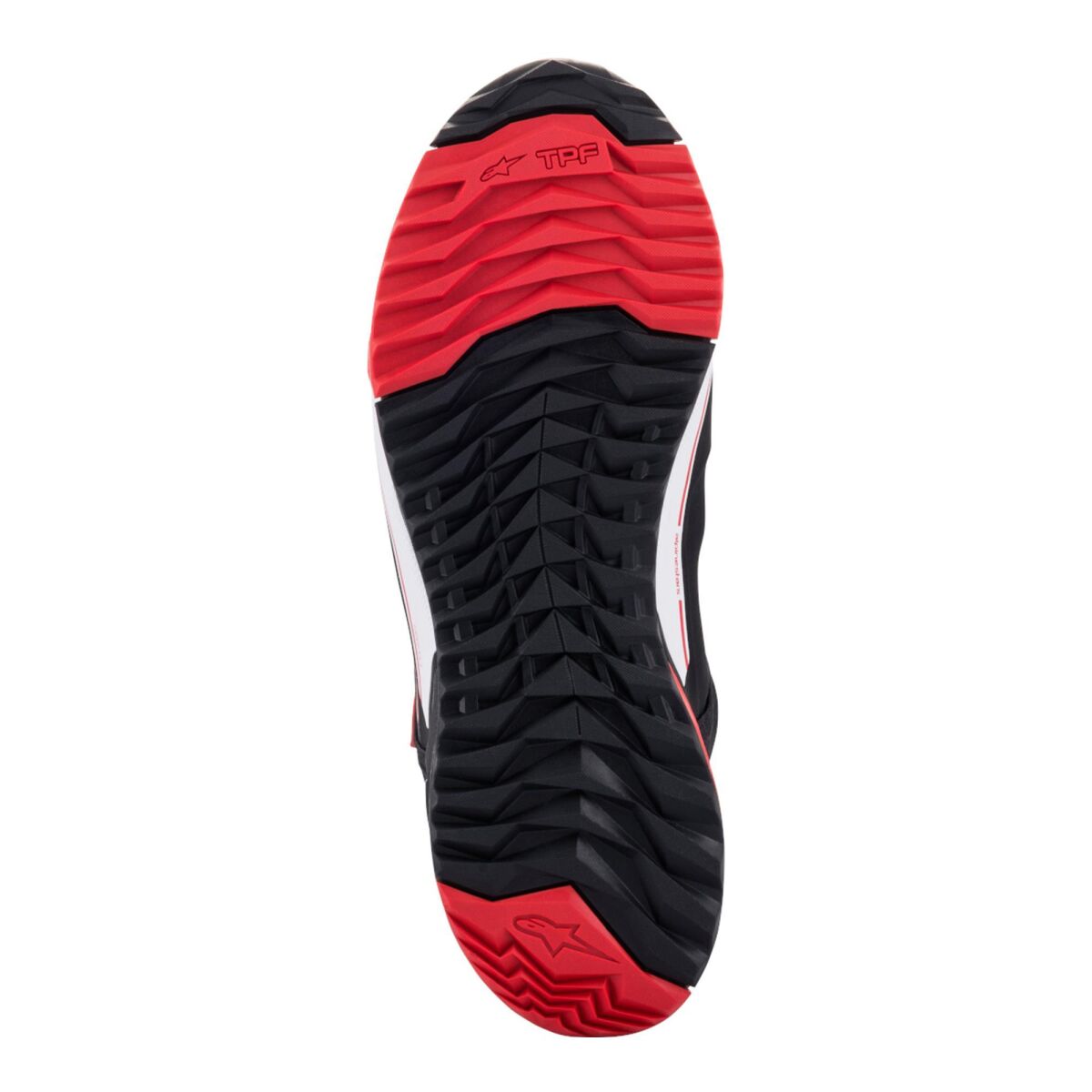 بوت موتورسیکلت Alpinestars MM93 CR-X Drystar WP محافظ‌دار مشکی / سفید / قرمز
