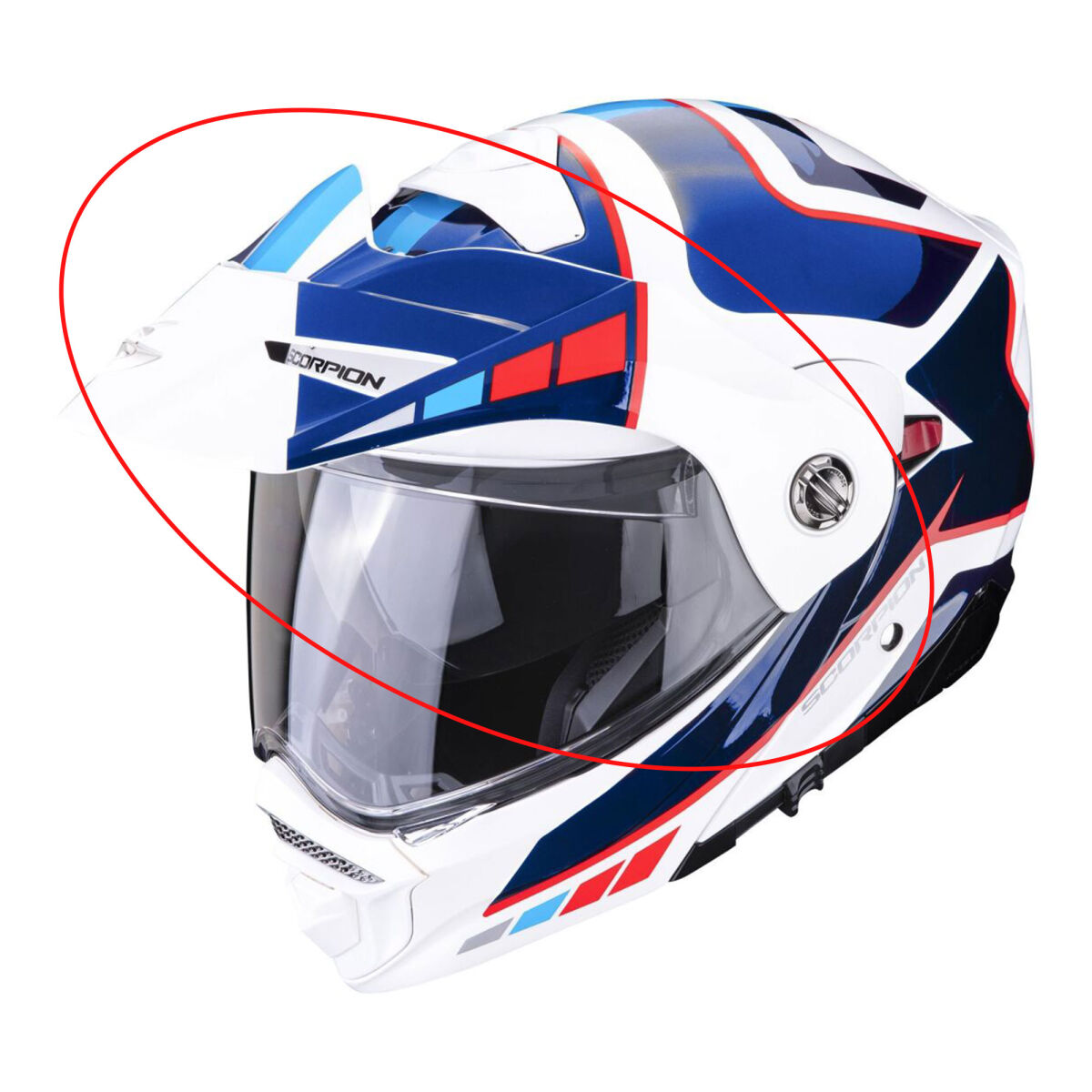 Scorpion ADX-2 Camino Terek White / Red / Blue