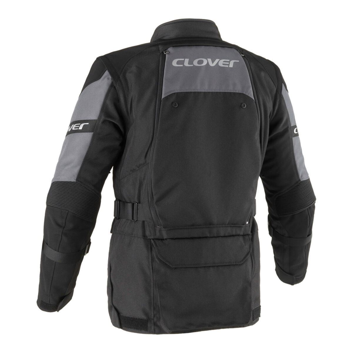 Clover Rally Pro WP Protective Motorcycle Jacket Black
