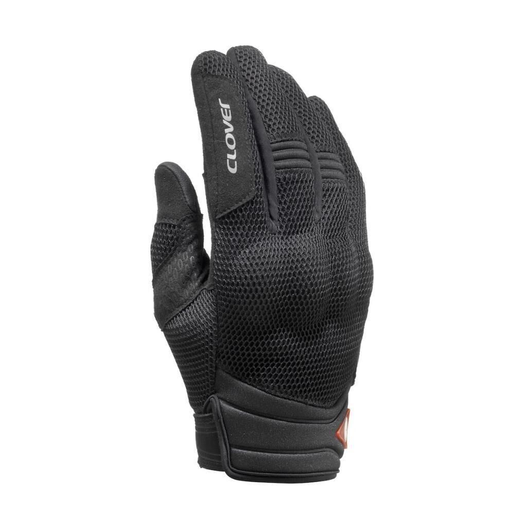 Clover Storm Women Protective Motorcycle Glove Black