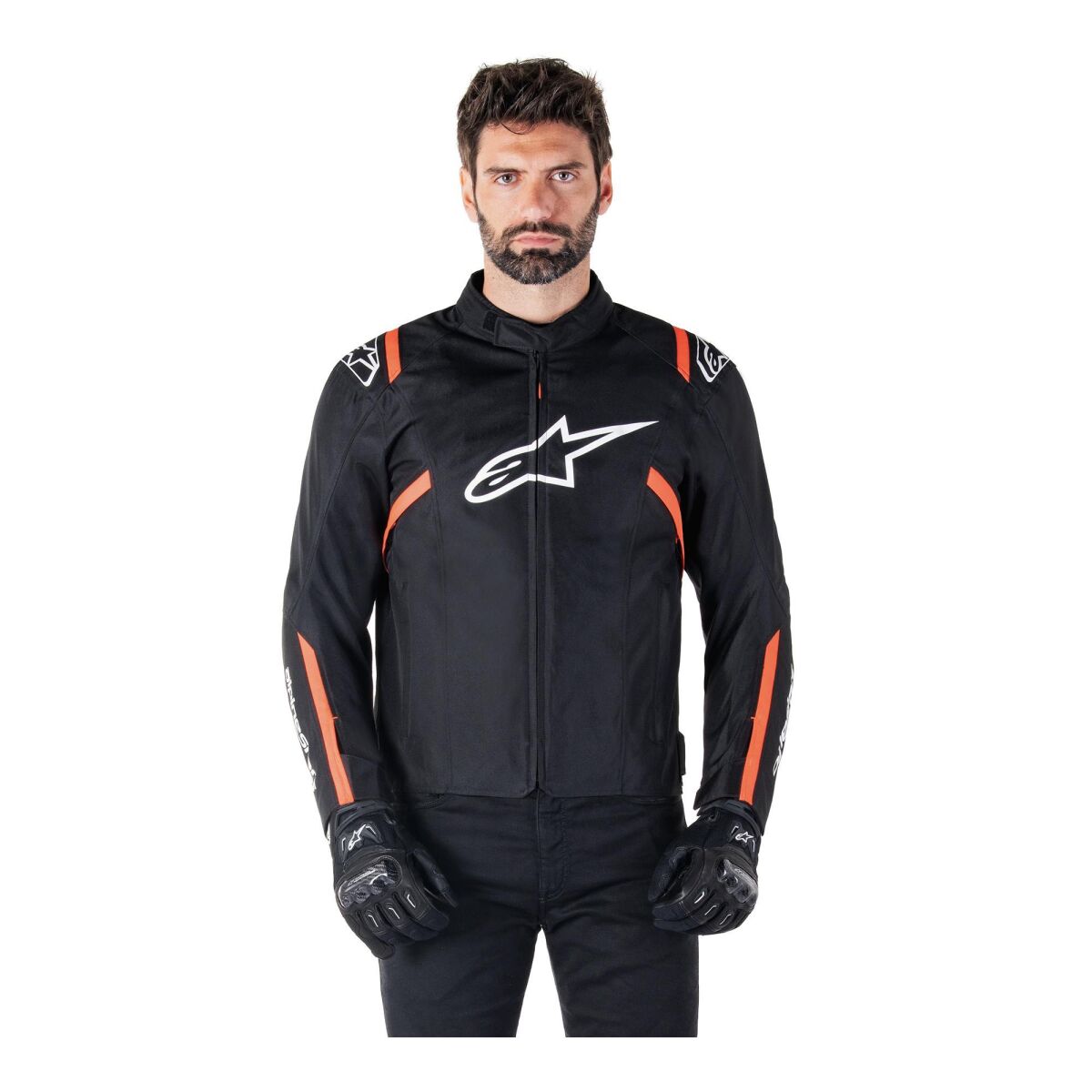 Alpinestars T-SPS V2 WP Protective Motorcycle Jacket Black / White / Red