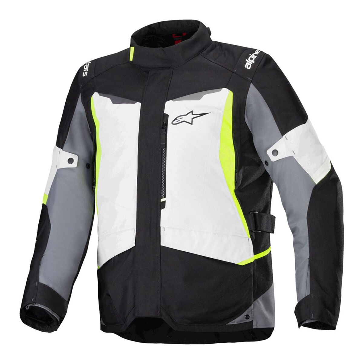 کاپشن موتورسیکلت Alpinestars ST-1 WP محافظ‌دار مشکی / خاکستری / زرد