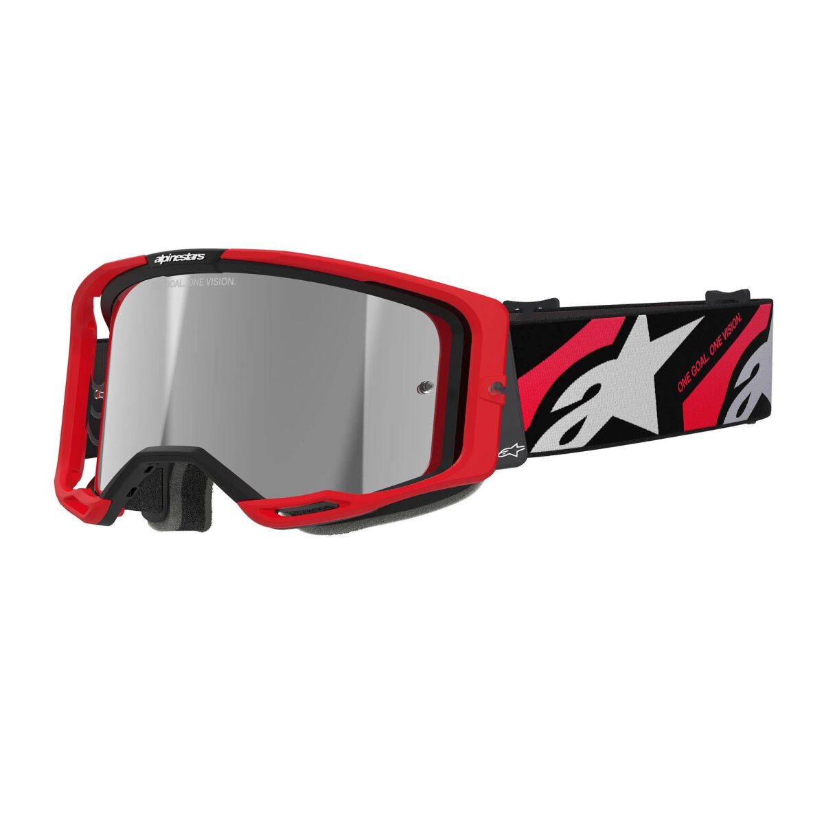 تجهیزات آفرود Alpinestars Vision 8 Luar عینک کراس عینک قرمز / مشکی