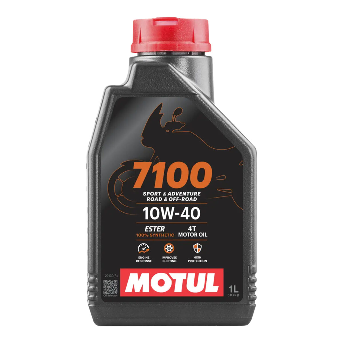 قطعات موتورسیکلت Motul 7100 10W-40 4T Motor روغن 1LT