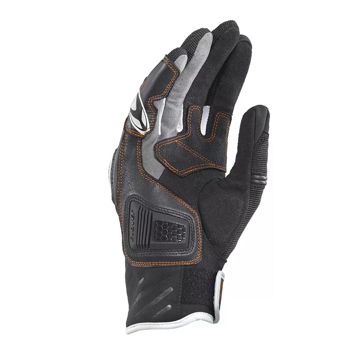 Clover Predator-2 Protective Motorcycle Glove Black