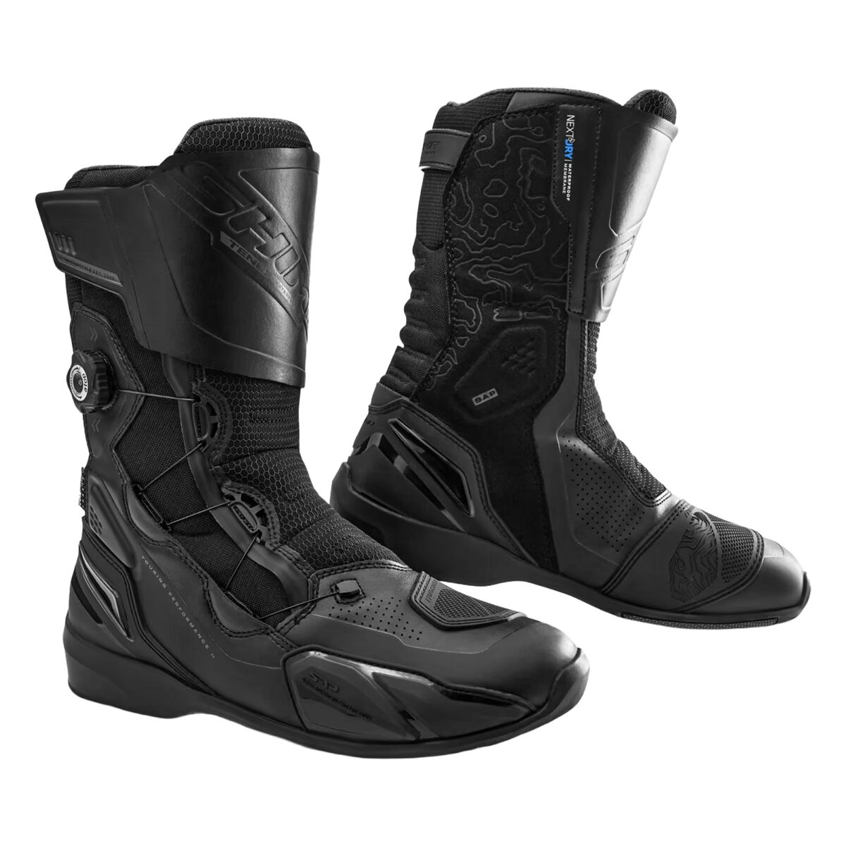 Shima Tenex WP Protective Motorcycle Boot Black