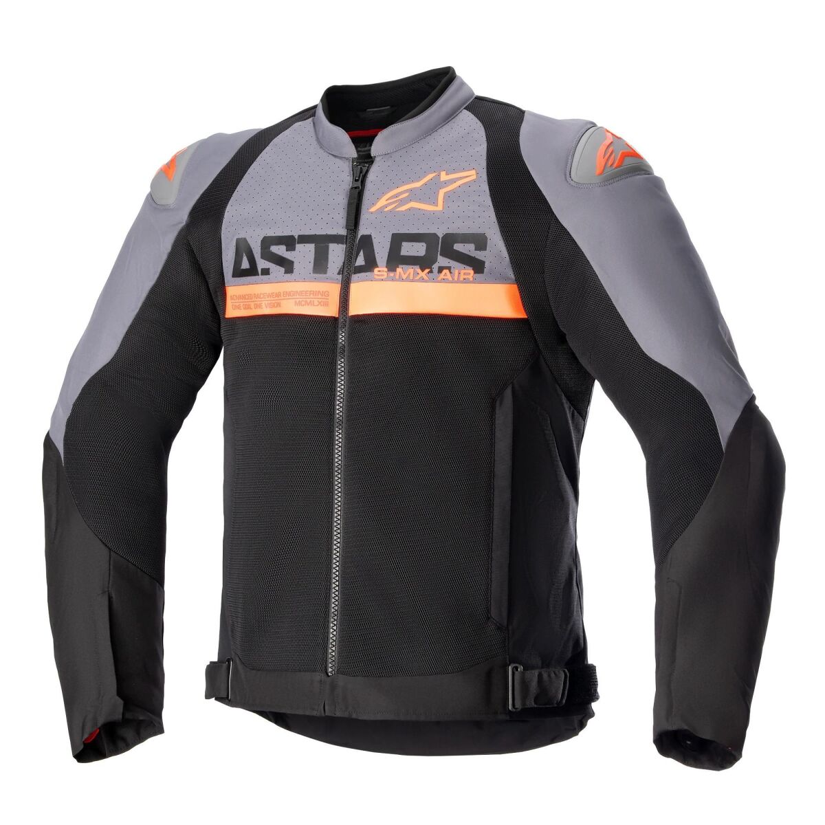 کاپشن موتورسیکلت Alpinestars SMX Air محافظ‌دار خاکستری / مشکی / نارنجی