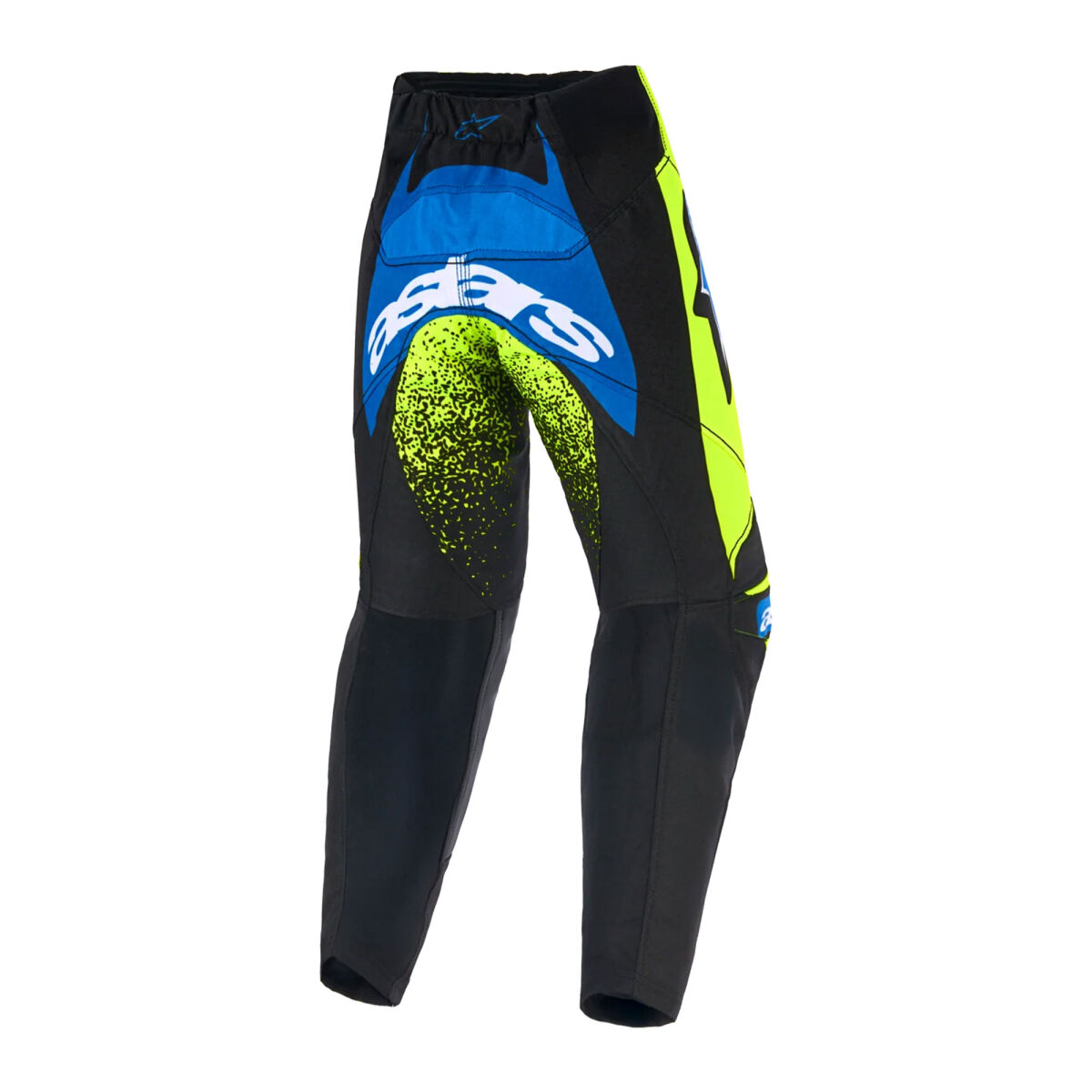شلوار موتورسیکلت Alpinestars Kids Racer Nomur کودک کراس مشکی / آبی / زرد